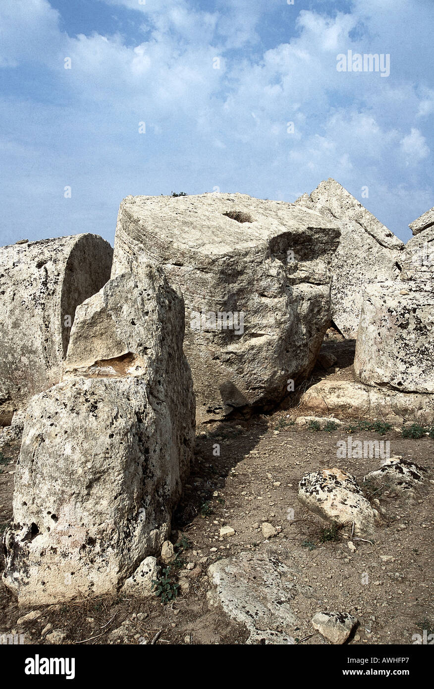 One of four largest greek temples in world hires stock photography and