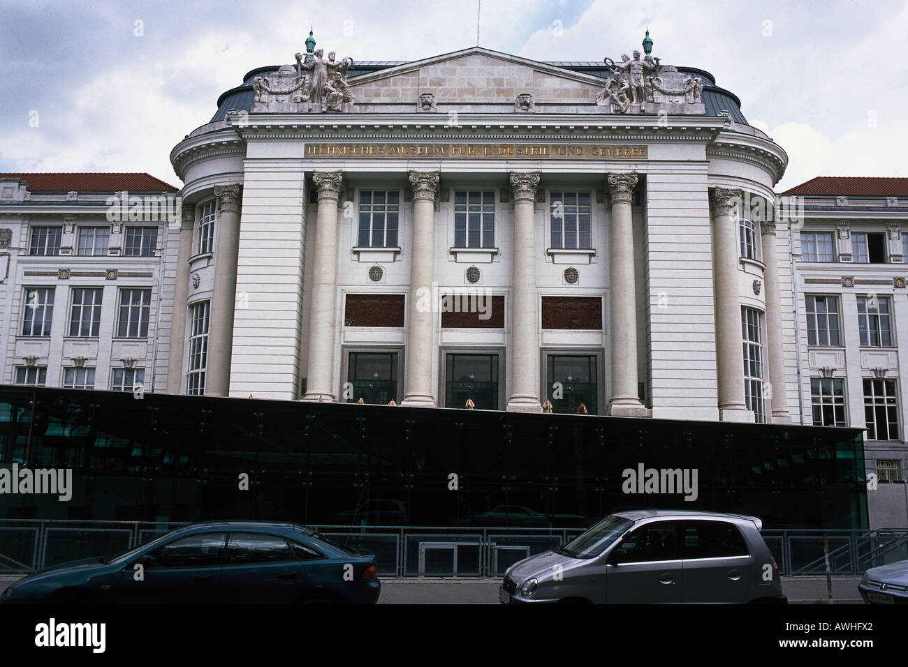 Austria, Vienna, Technisches Museum Wien, façade of Vienna Museum of Technology Stock Photo