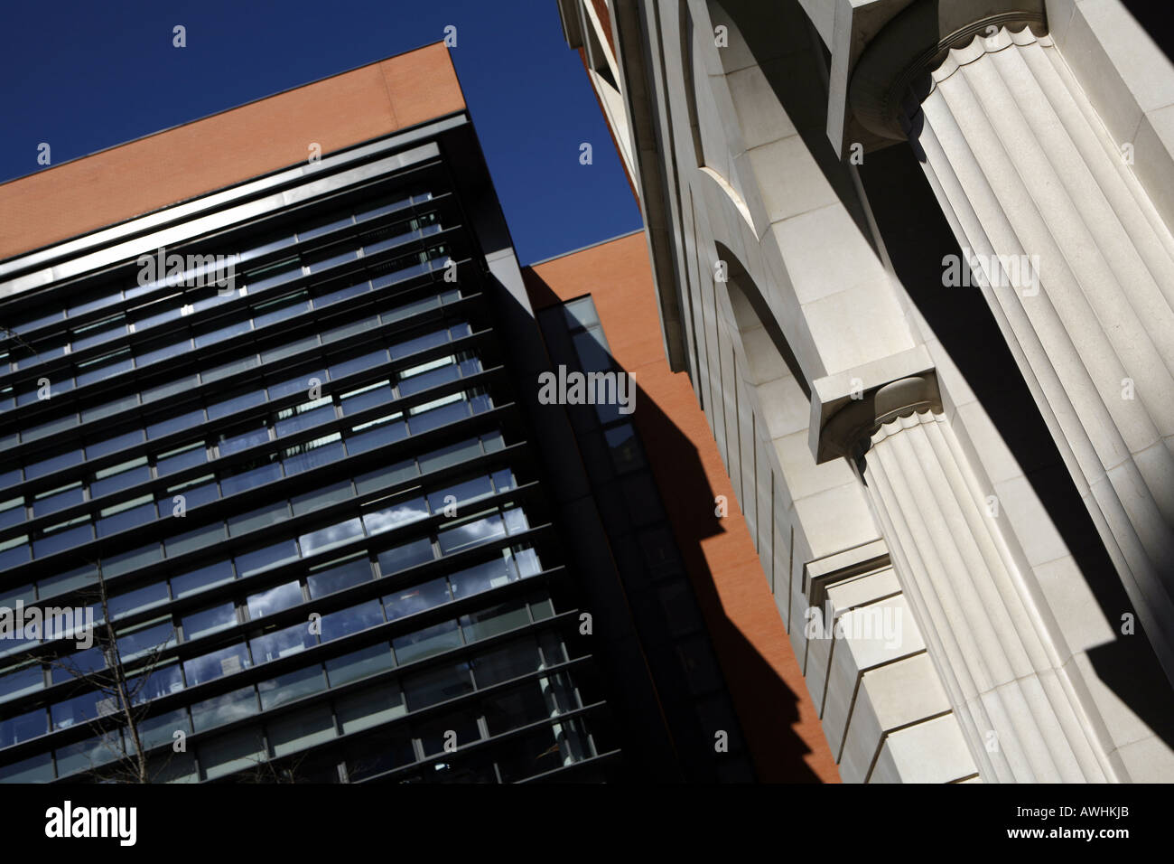 Number 3 and number 4 Brindleyplace Birmingham UK Office space Stock Photo