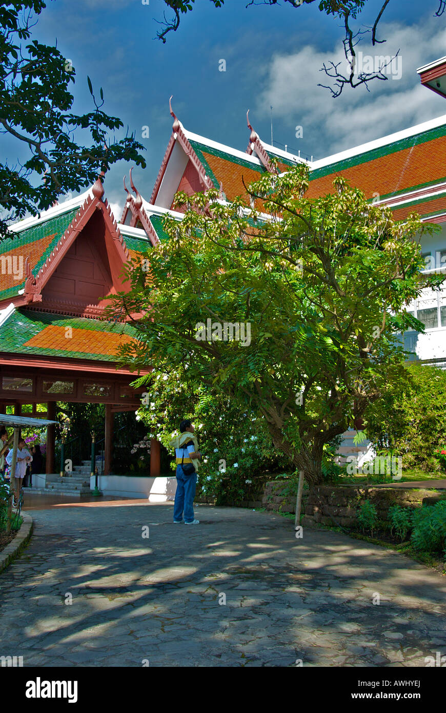 Royal Winter Palace Phra Tamnak Phu Phing Caimg Mai Thailand Stock Photo
