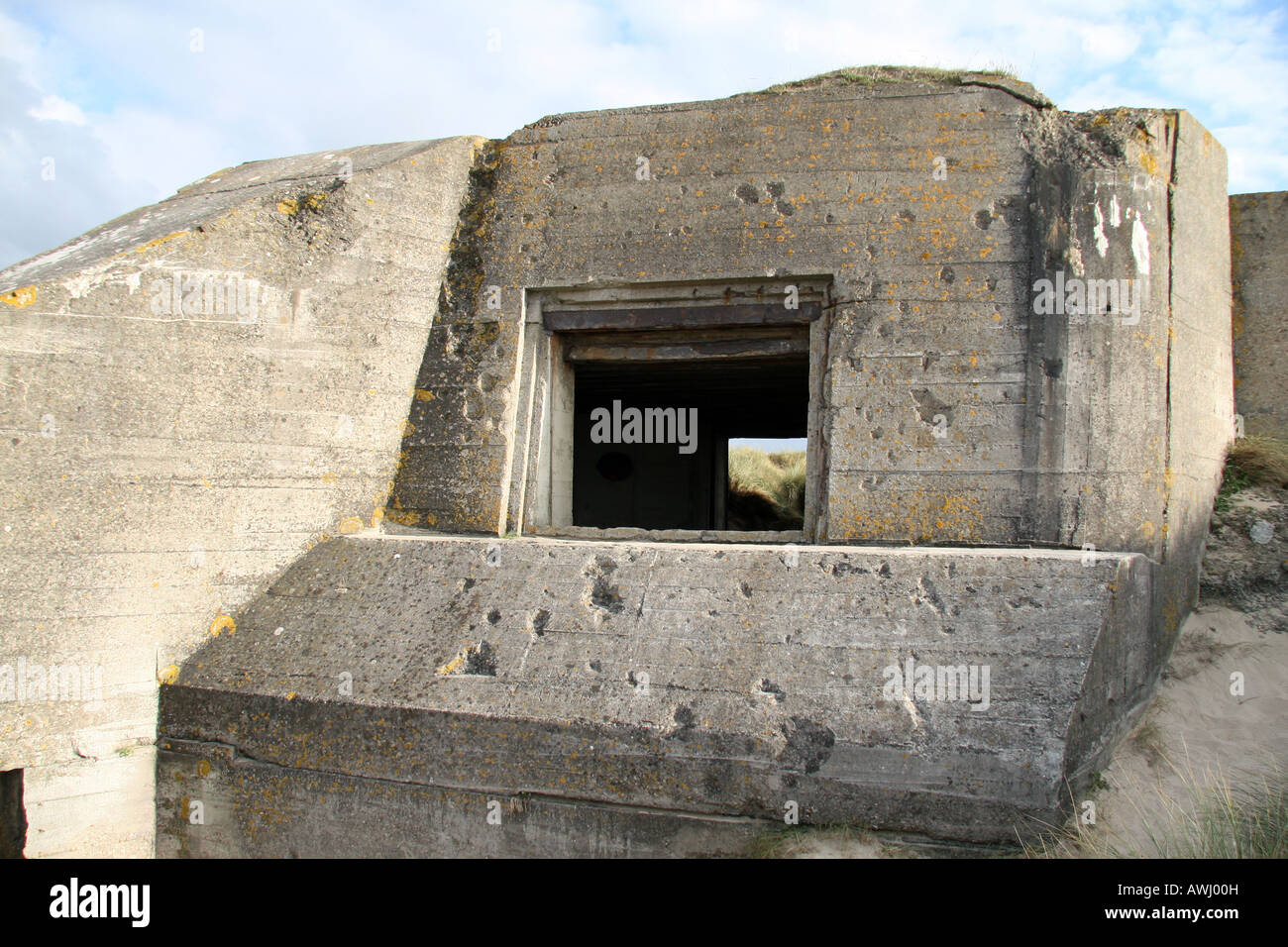 Gun Emplacement Normandy Stock Photos Gun Emplacement