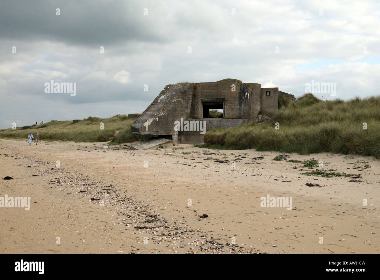 Gun Emplacement Normandy Stock Photos Gun Emplacement