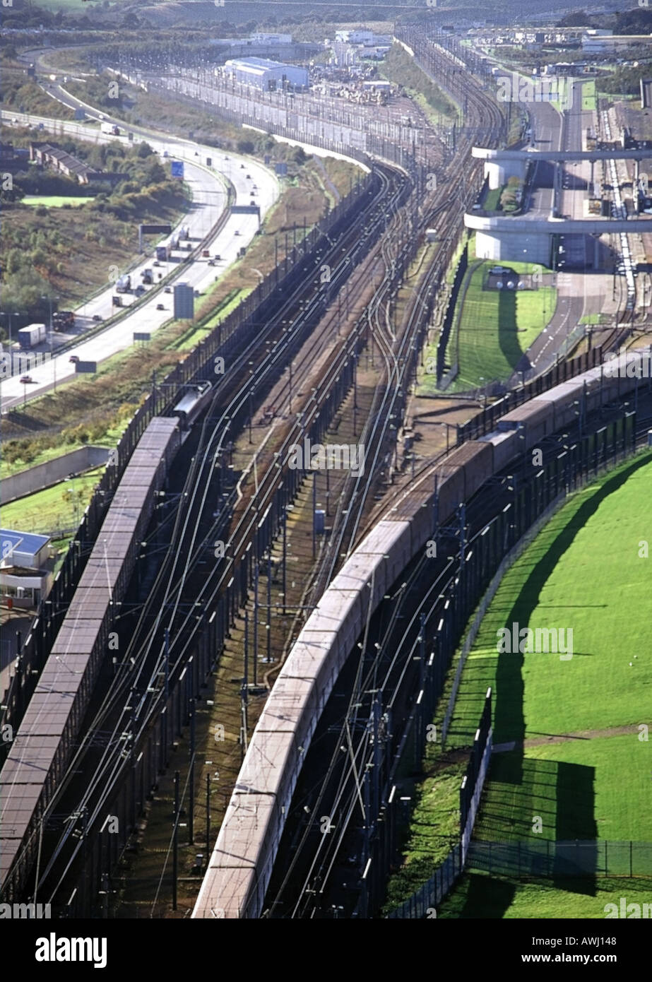 england france the channel tunnel eurostar train Stock Photo 3072327