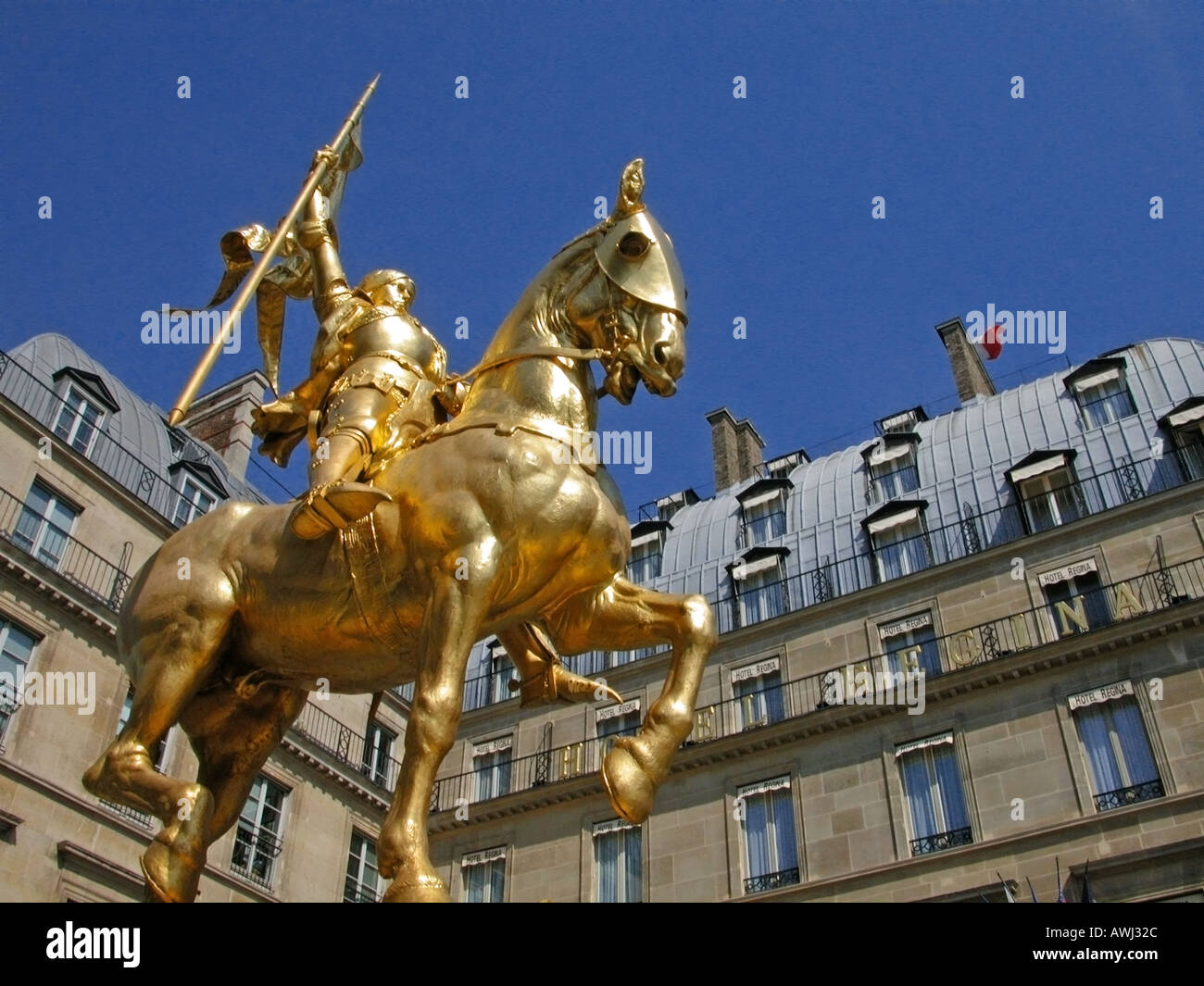 Joan of Arc statue Paris France Stock Photo Alamy