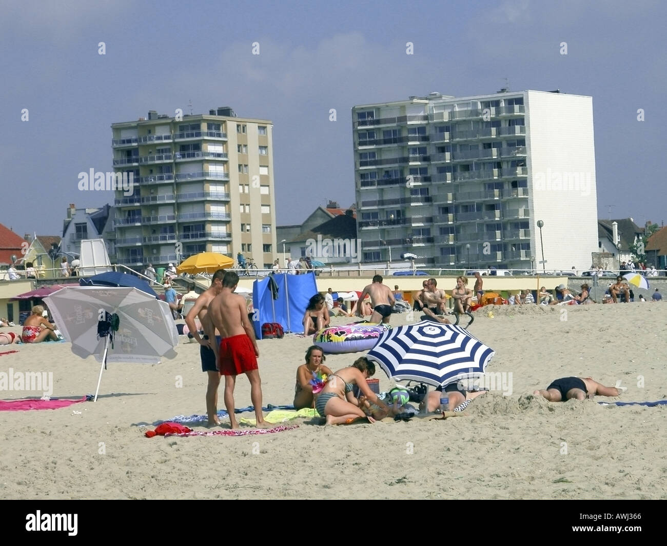 Beach le Touquet France Stock Photo - Alamy