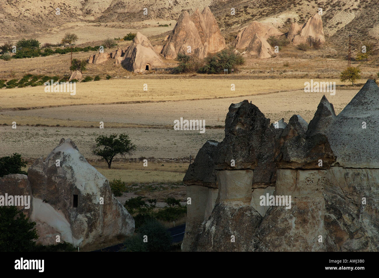Fairy Chimneys Goreme Cappadocia Turkey Stock Photo - Alamy