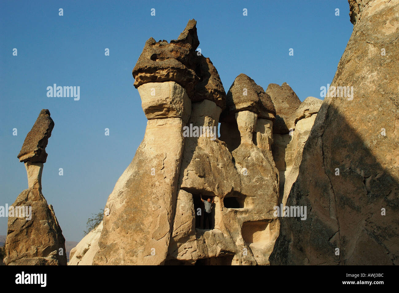 Fairy Chimneys Goreme Cappadocia Turkey Stock Photo - Alamy