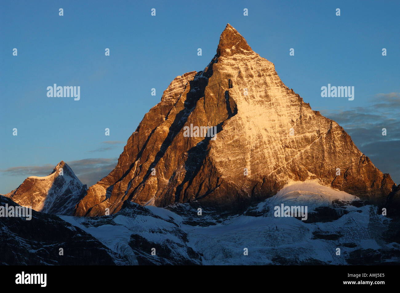 The Matterhorn Zermatt Valley Switzerland Stock Photo - Alamy