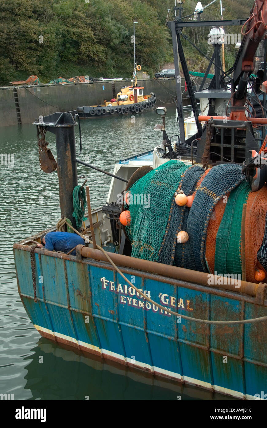 Eyemouth fishing boat Stock Photo Alamy