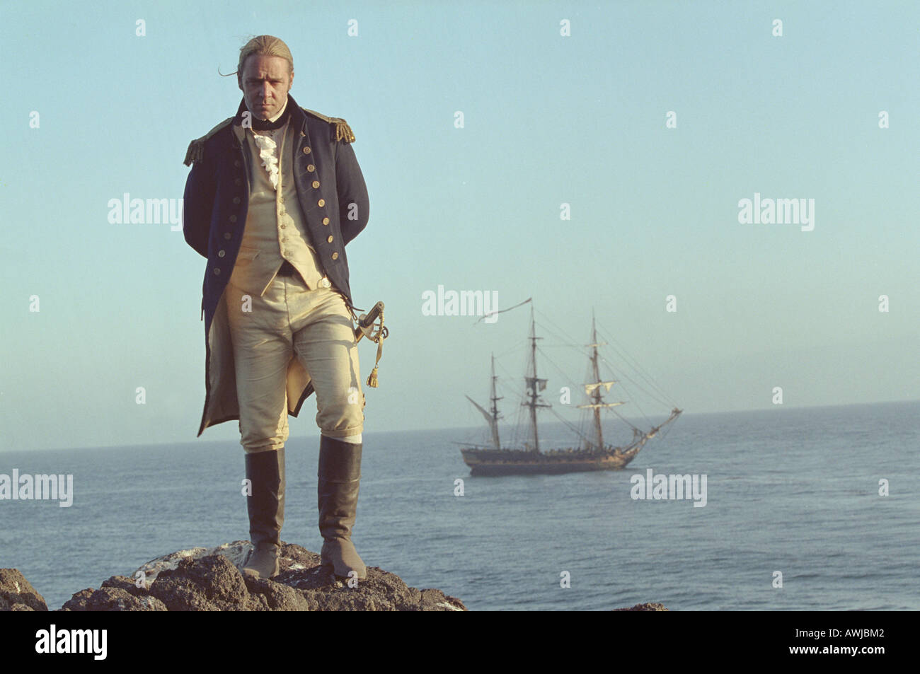 MASTER AND COMMANDER  FAR SIDE OF THE WORLD   2003 Fox/Universal film with Russell Crowe Stock Photo