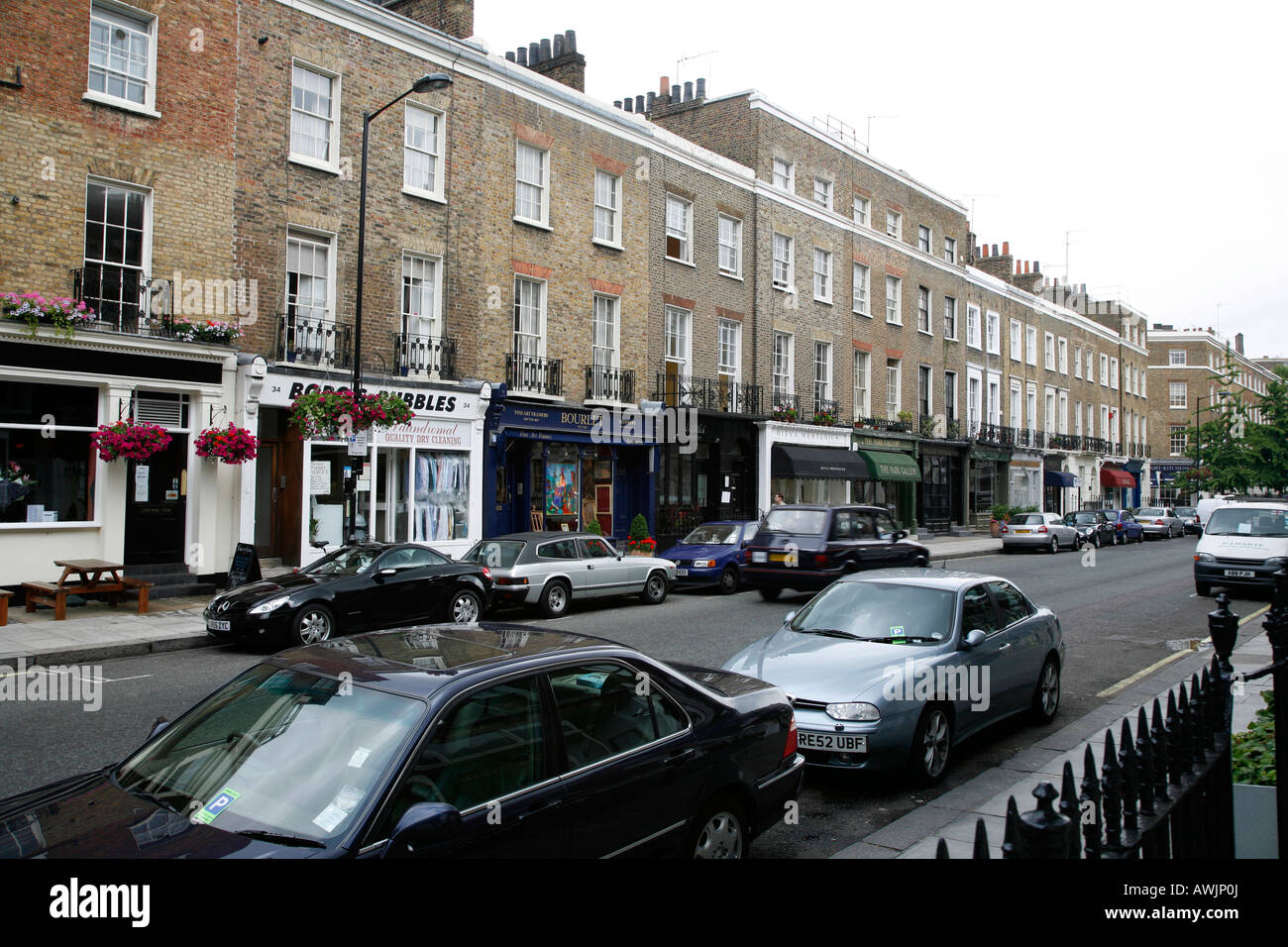 Connaught Street in Bayswater, London Stock Photo Alamy