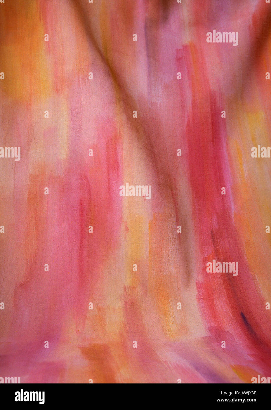 Multi-colored fabric, close-up, full frame Stock Photo