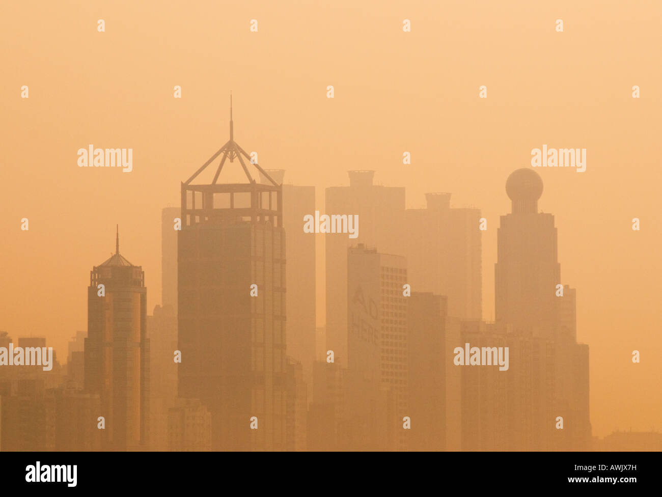 Air pollution in Hong Kong Stock Photo Alamy