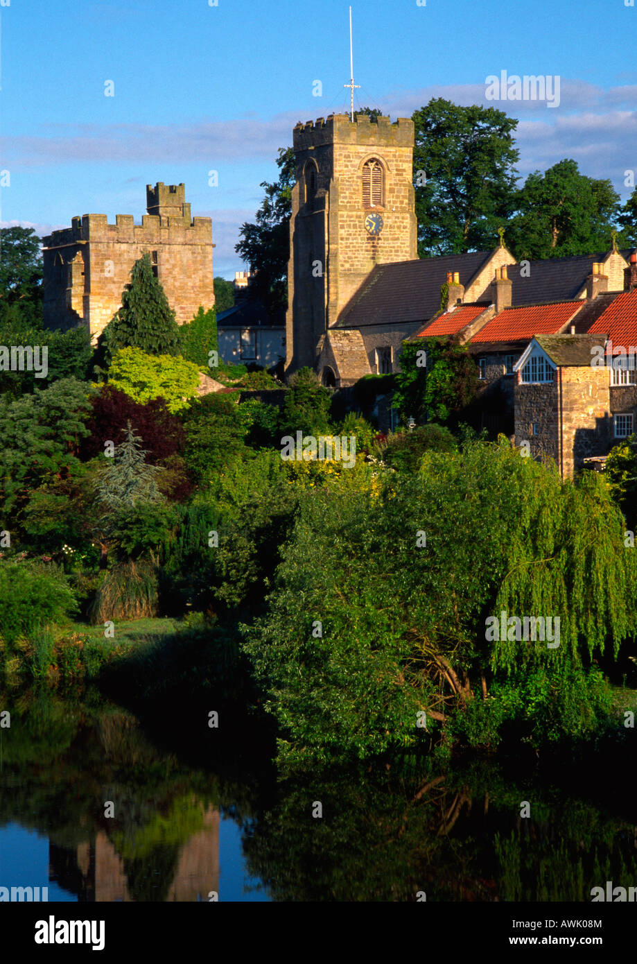 West Tanfield North Yorkshire England UK Stock Photo Alamy