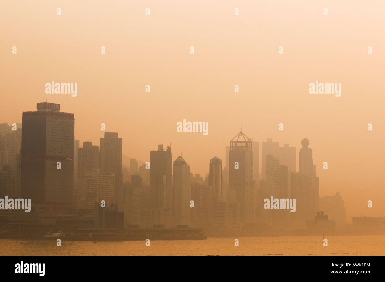 Air pollution in Hong Kong Stock Photo Alamy