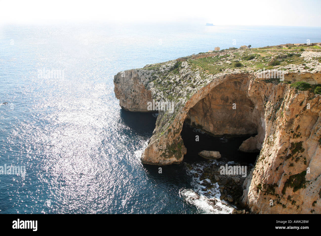Blue grotto Malta Wied Iz Zurrieq Stock Photo Alamy