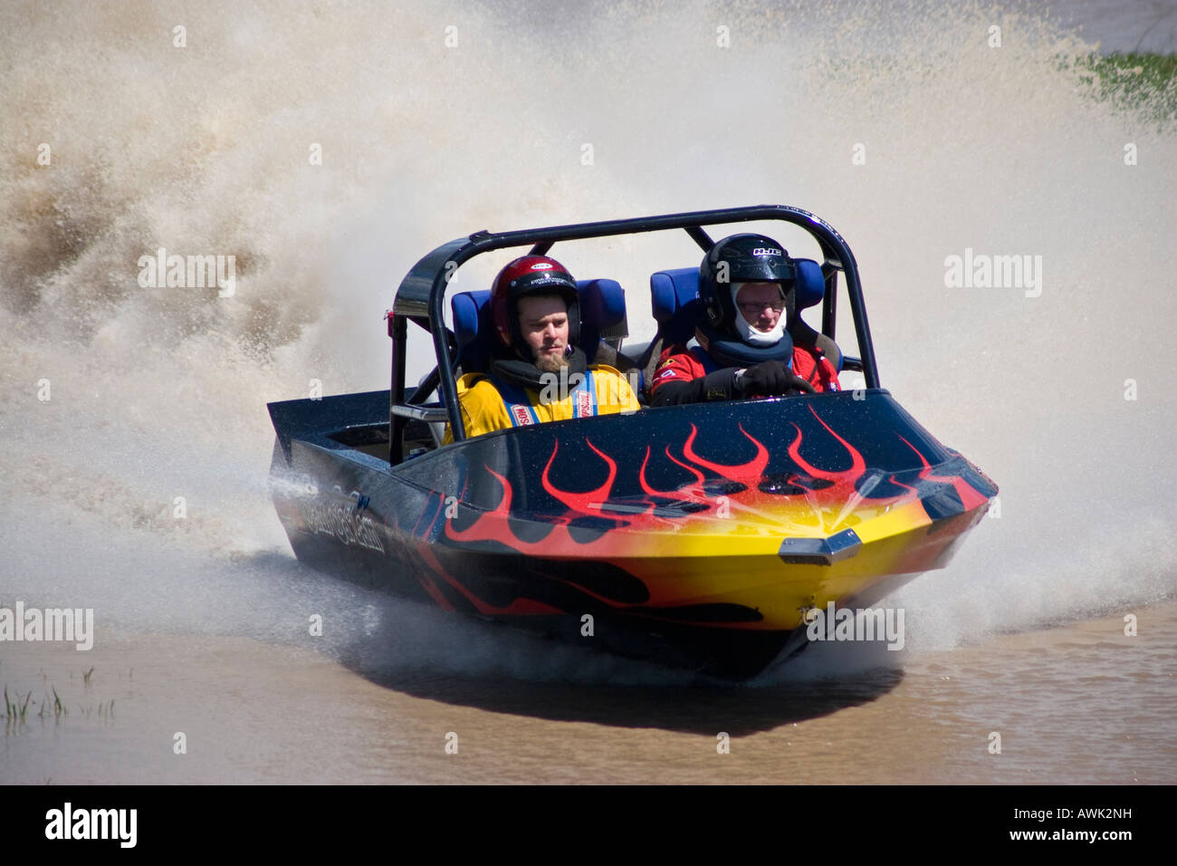 V8 Jet Sprint boat races at Round Mountain Raceway, Cabarita Beach, NSW