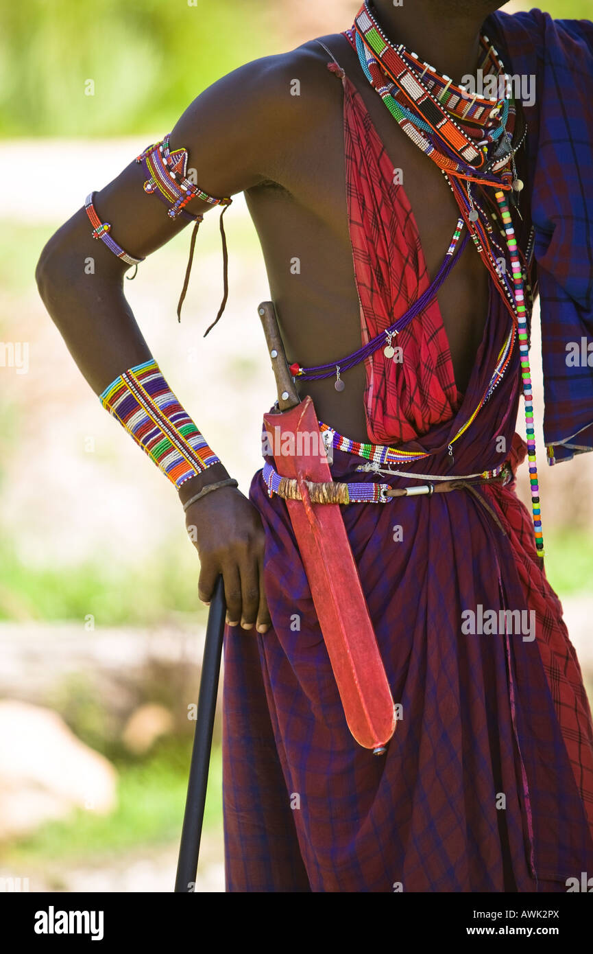 Masai singers San Diego, Wild Animal Park, Escondido, California, USA Stock Photo