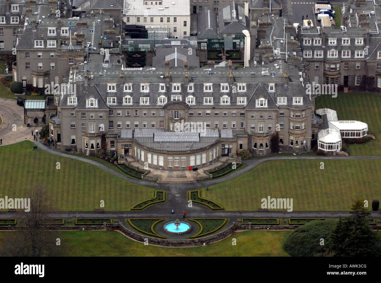 Gleneagles Hotel and Golf resort in Perthshire Scotland Stock Photo Alamy