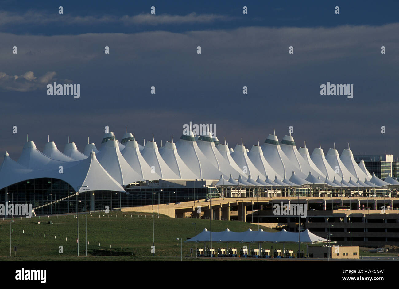 Denver International Airport, Denver, Colorado. Stock Photo