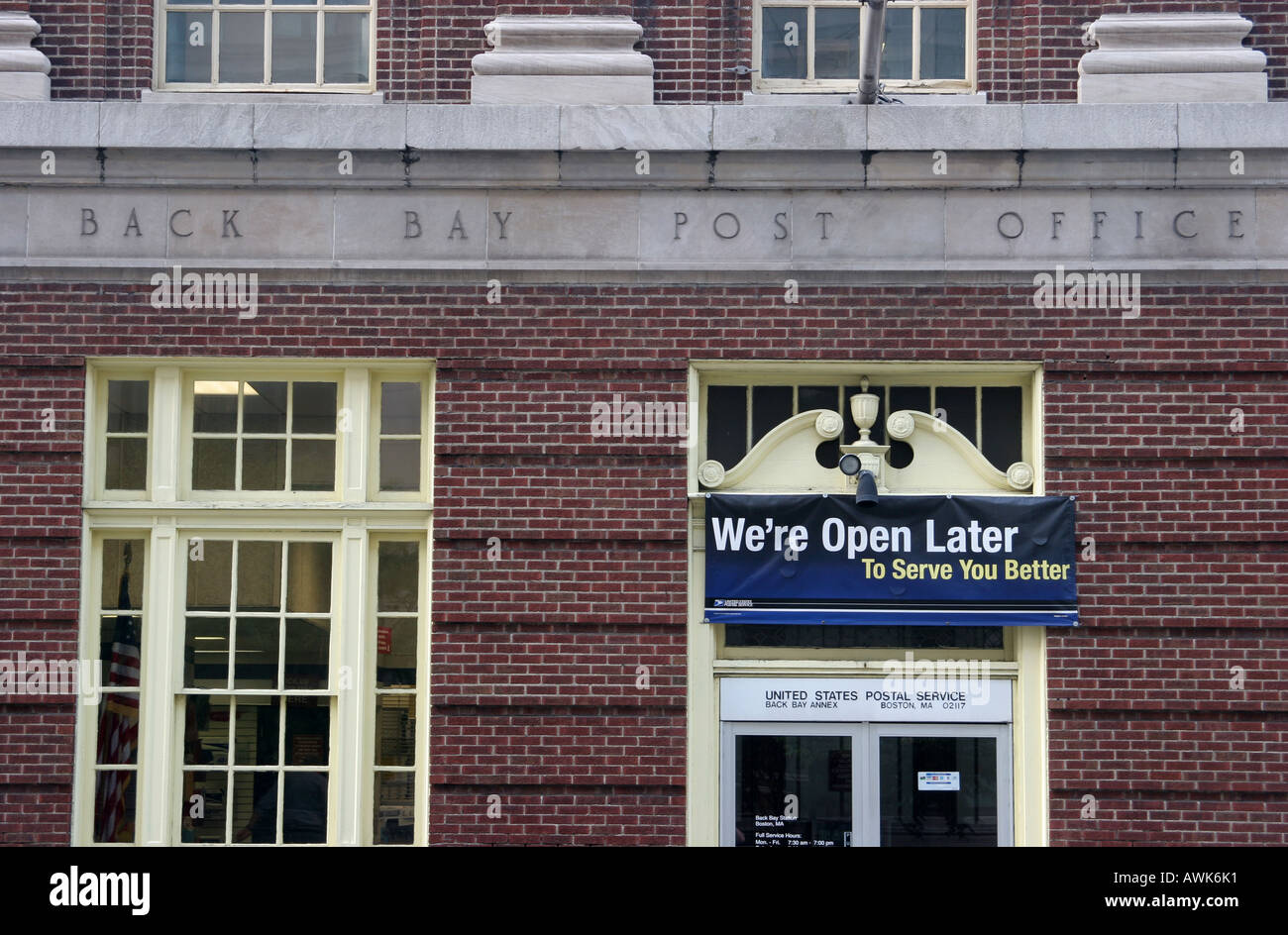 Back Bay Post office in Boston Massachusetts USA Stock Photo Alamy
