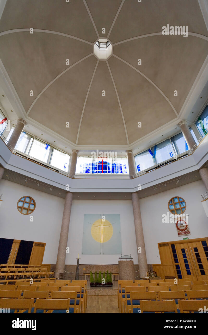 Interior of Milton Keynes Cathedral Stock Photo