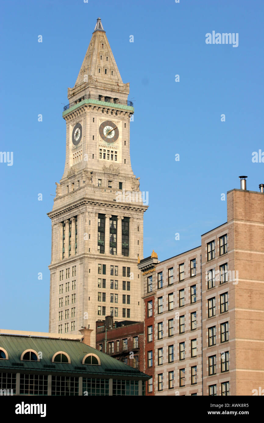 Custom House Boston Massachusetts USA Stock Photo Alamy