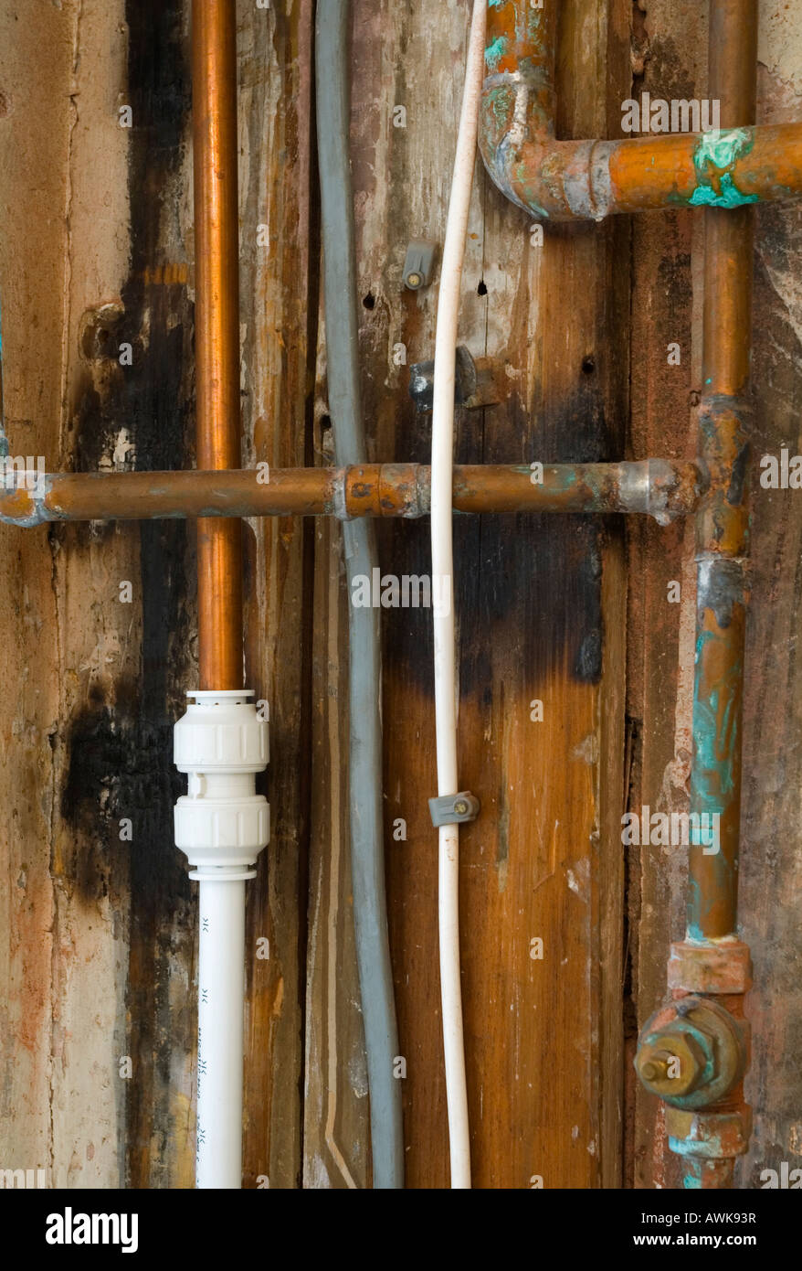 Joint In Plastic Water Pipe High Resolution Stock Photography And Images Alamy