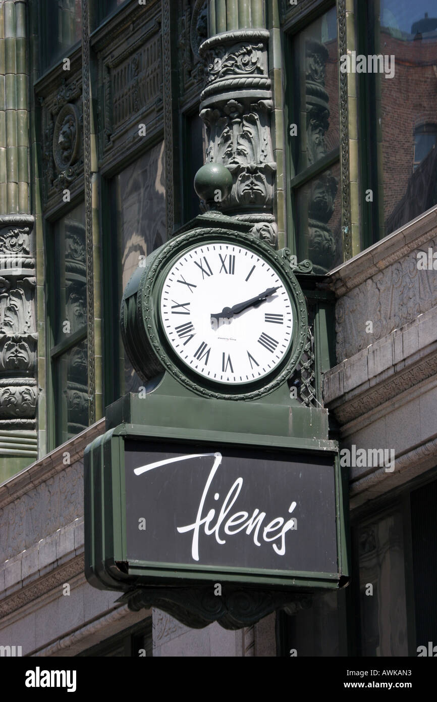 Filene s department store founded 1881 at Downtown Crossing in Boston