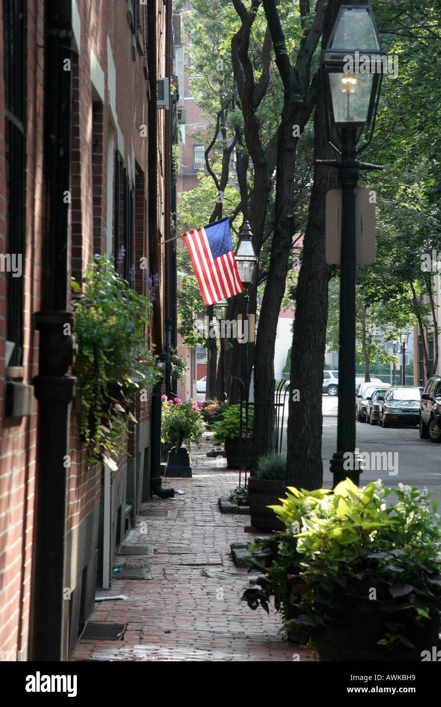 Bay village in Boston Massachusetts USA Stock Photo Alamy