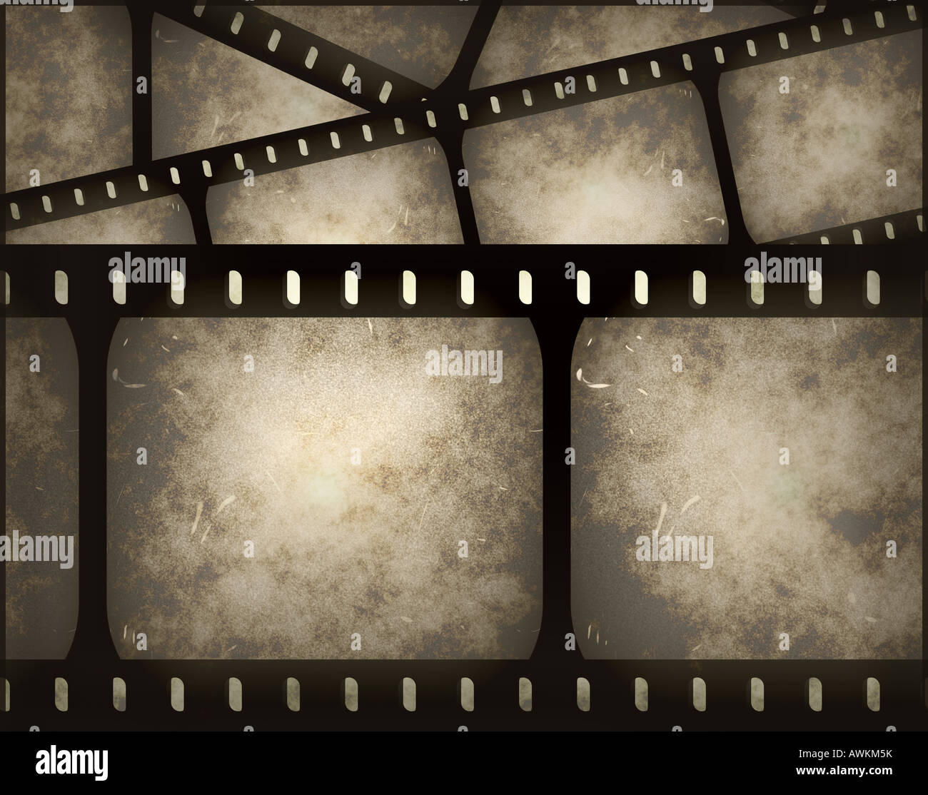 abstract composition of movie frames or film strip Stock Photo - Alamy