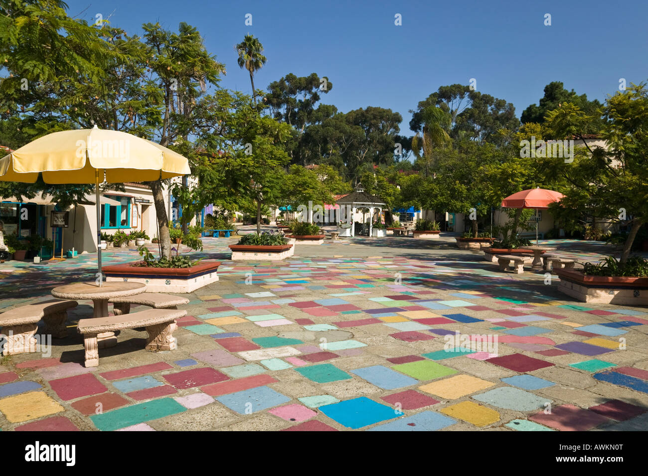 Spanish Village Art Center Balboa Park, San Diego, California, USA