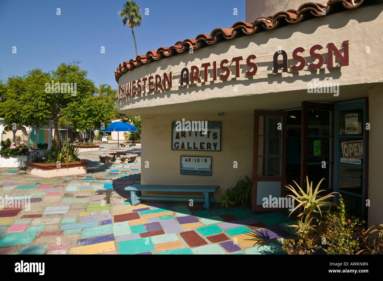 Spanish Village Art Center Balboa Park, San Diego, California, USA