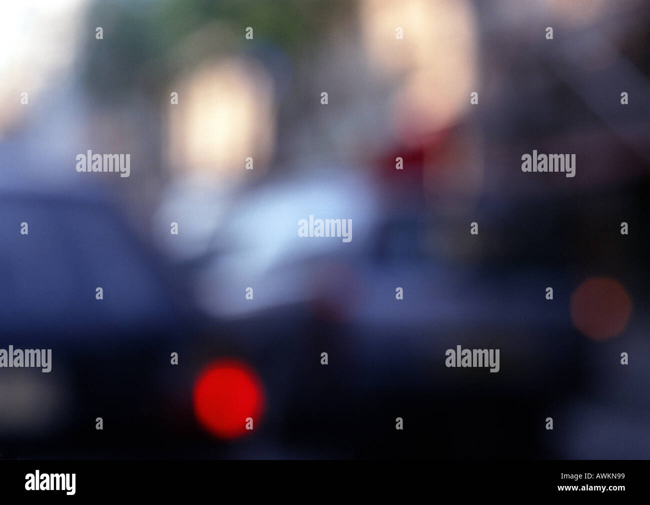 Traffic, blurred Stock Photo