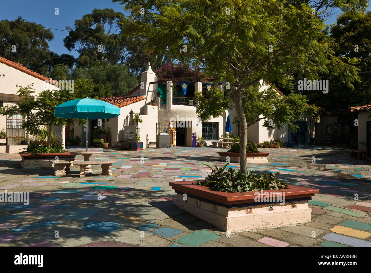 Spanish Village Art Center Balboa Park, San Diego, California, USA