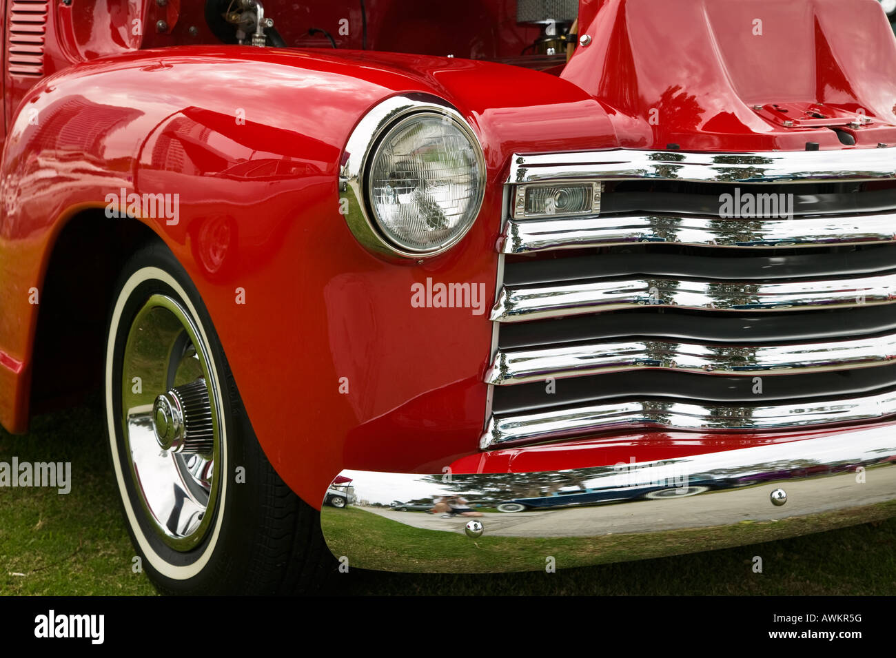 Antique Car Show Embarcadero Park, San Diego, California, USA Stock