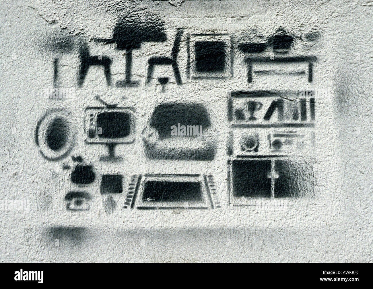 Home stencils hi-res stock photography and images - Alamy