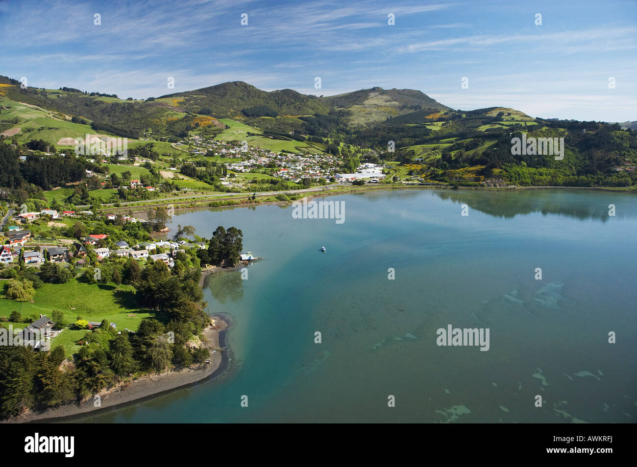 Roseneath and Sawyers Bay Otago Harbour Dunedin South Island New