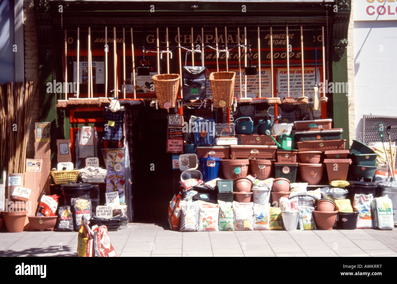 Traditional London hardware shop Stock Photo Alamy
