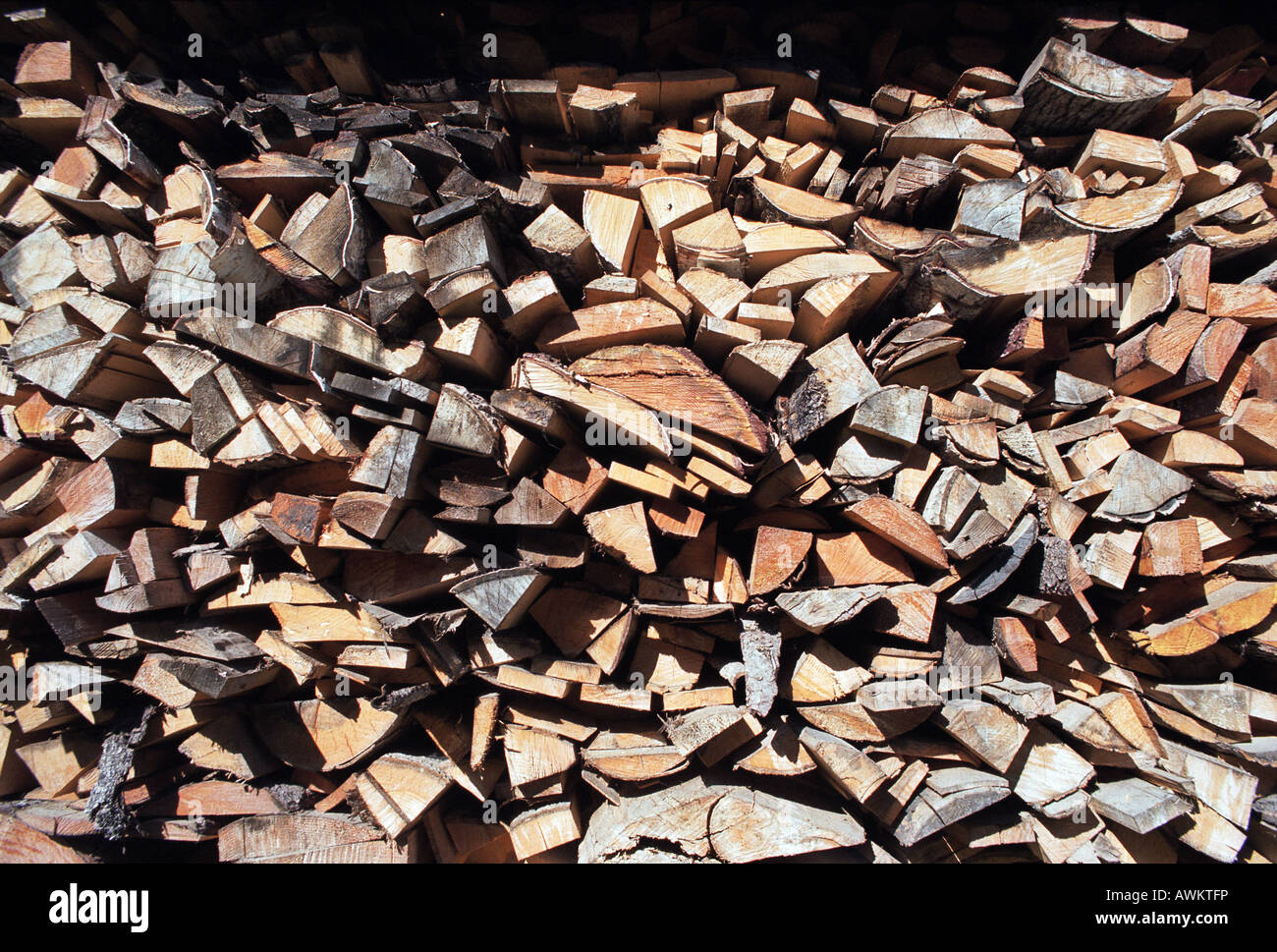 Stack of wood Stock Photo Alamy