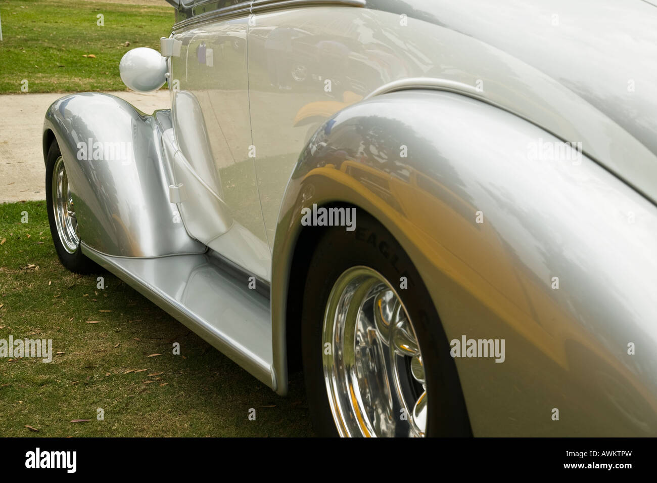 Antique Car Show Embarcadero Park, San Diego, California, USA Stock