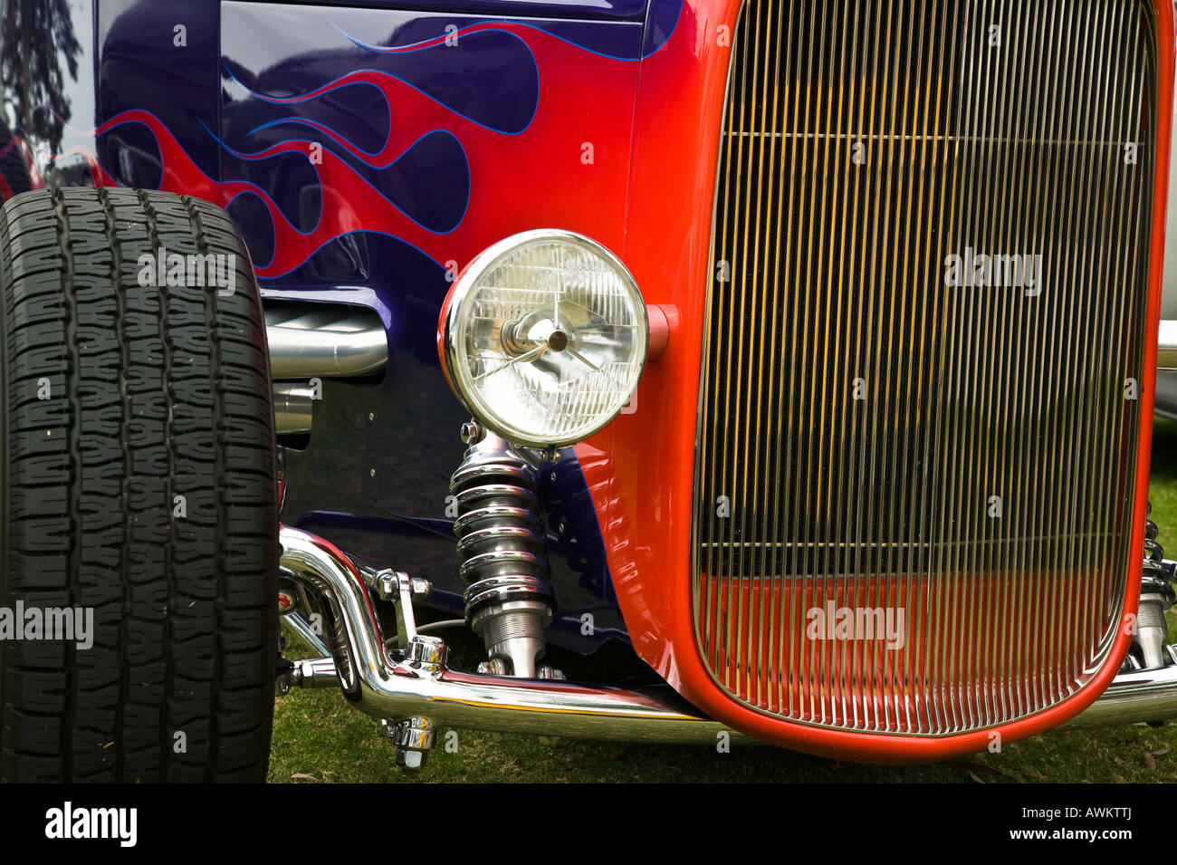 Antique Car Show Embarcadero Park, San Diego, California, USA Stock