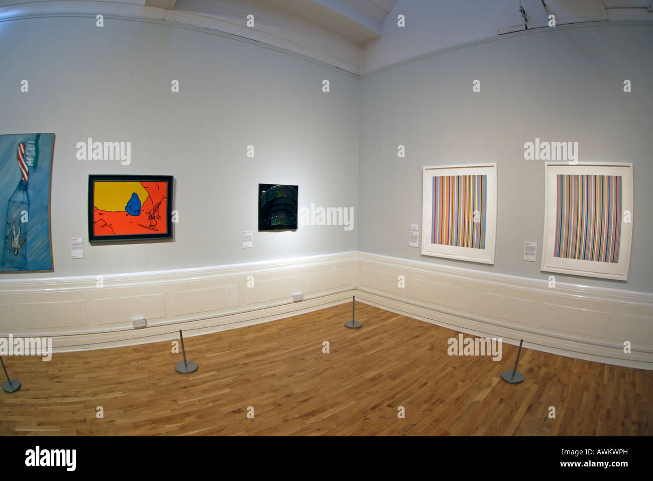 Art Gallery interior Stock Photo