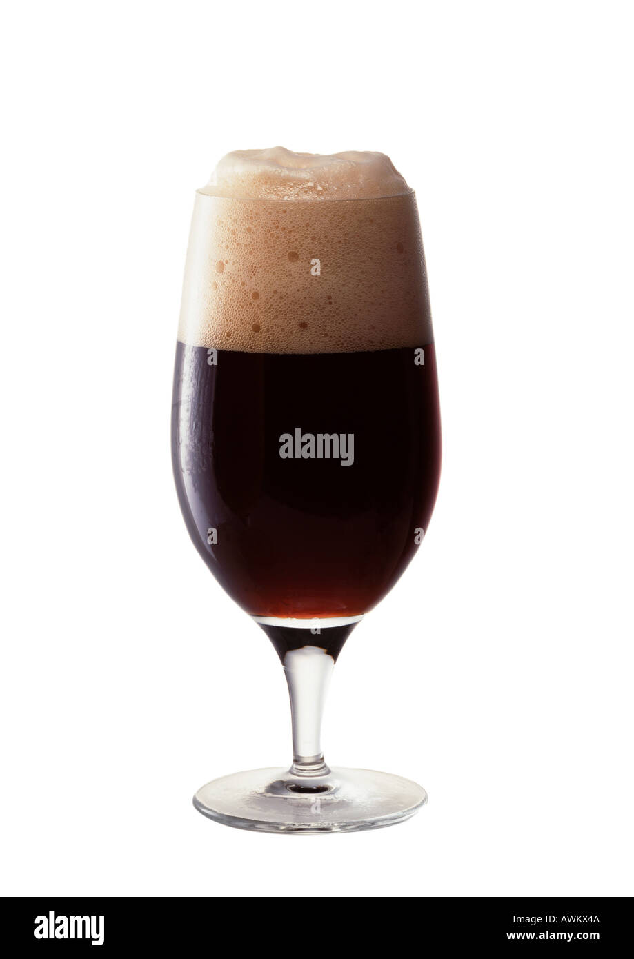 Glass of stout beer Stock Photo