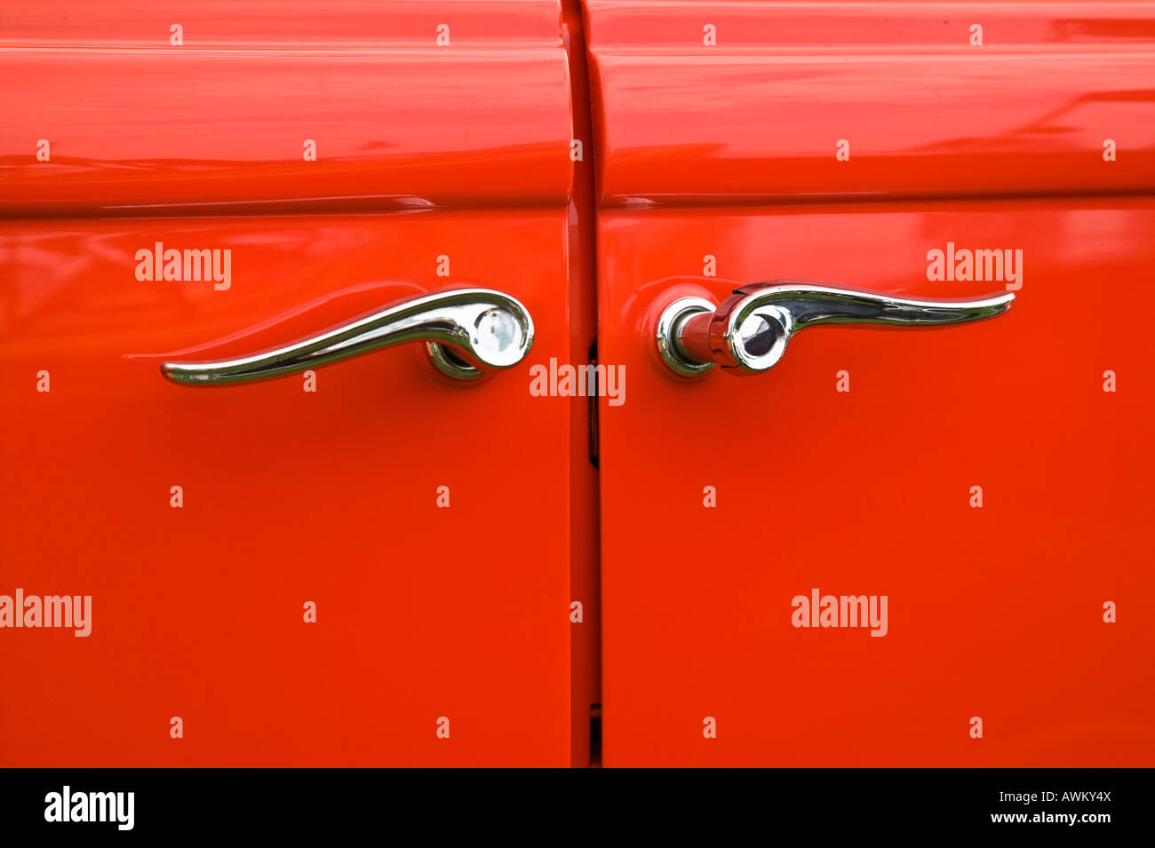 Antique Car Show Embarcadero Park, San Diego, California, USA Stock