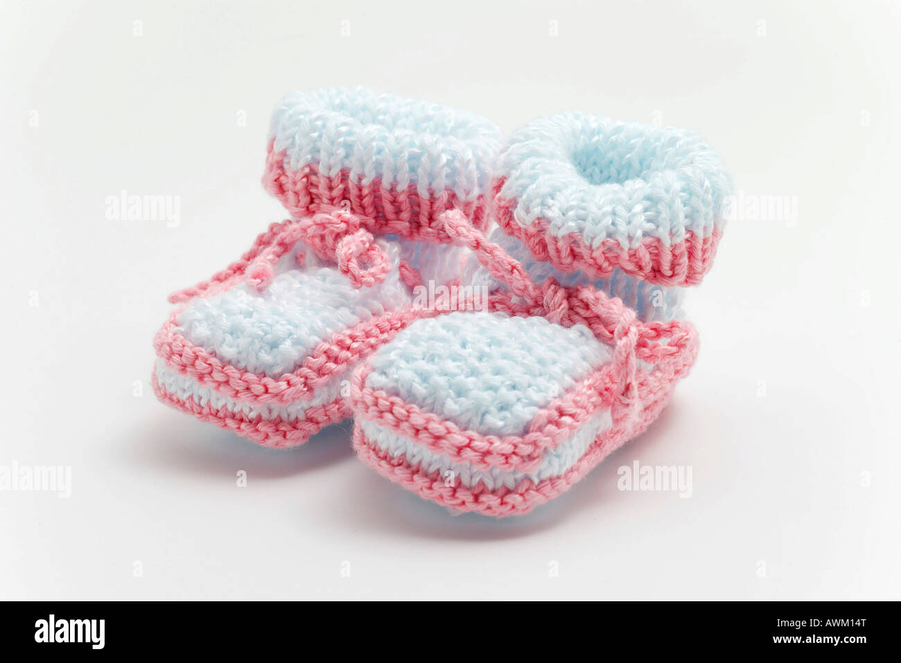 Baby's first shoes Stock Photo