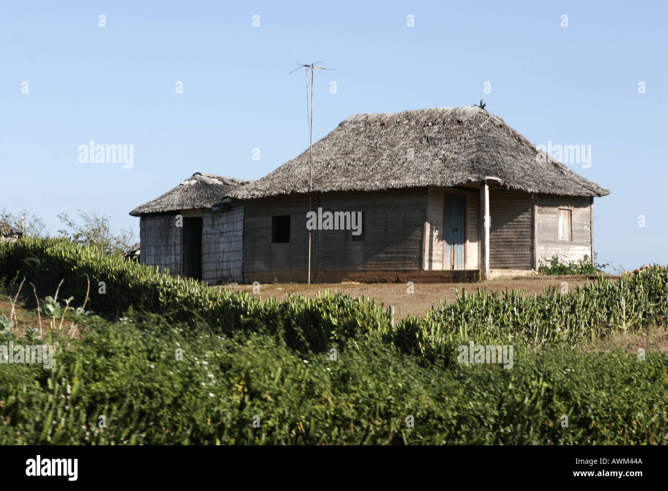 house in Guadalavarca Cuba Stock Photo