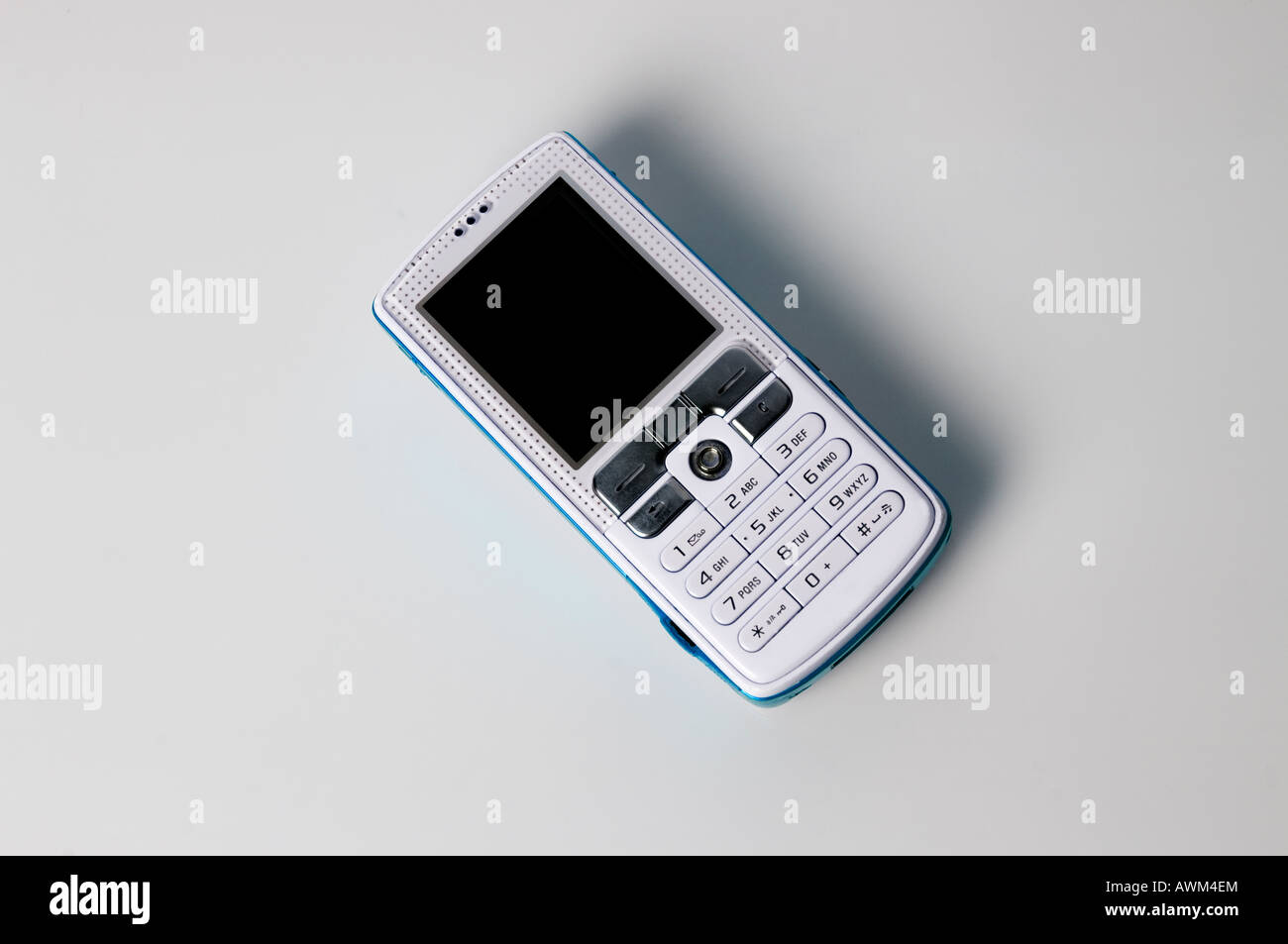 Still life mobile phone on white background Stock Photo - Alamy