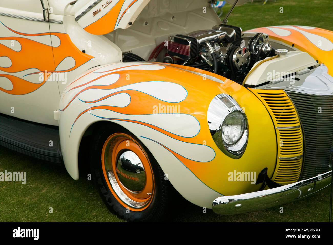 Antique Car Show Embarcadero Park, San Diego, California, USA Stock