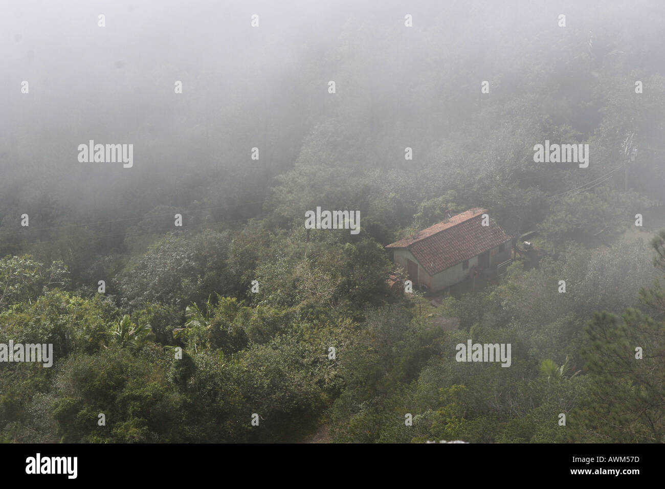 farm house Sierre Maestra mountains Cuba Stock Photo Alamy